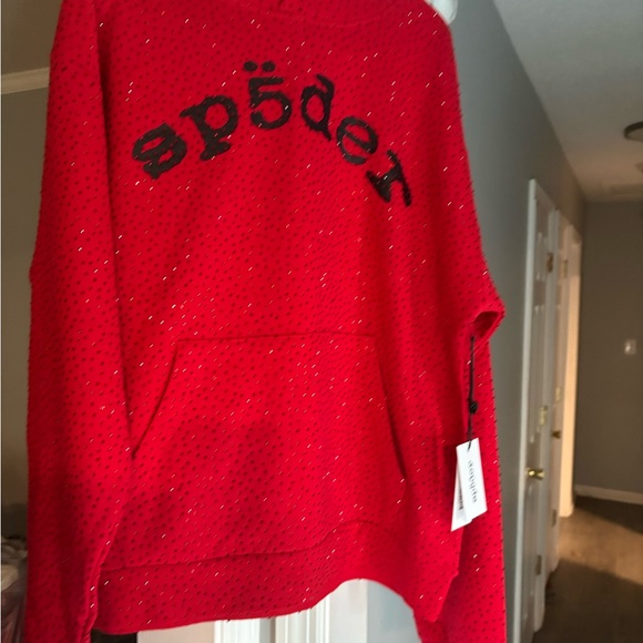 Spyder Red Sweater with Black Logo